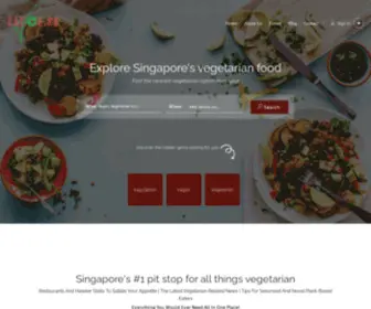 Eatveg.sg(Vegetarianism in Singapore) Screenshot