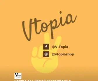 Eatvtopia.com(Vtopia All Vegan Restaurant & Cheese Shop) Screenshot