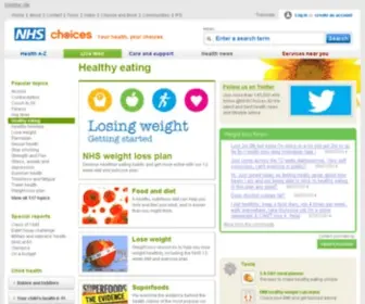 Eatwell.gov.uk(Healthy eating) Screenshot