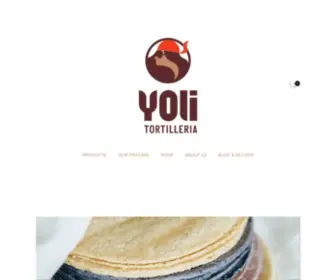 Eatyoli.com(Yoli Tortilleria) Screenshot