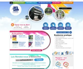 Eaubonne.fr(Site internet de la ville d'Eaubonne) Screenshot