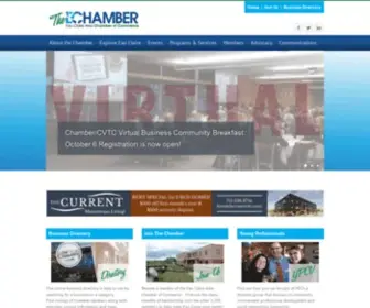 Eauclairechamber.org(The Eau Claire Chamber of Commerce) Screenshot