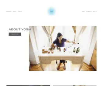 Eaudeyosh.com(Y O S H) Screenshot