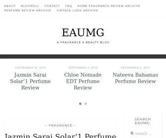Eaumg.net(A Fragrance & Beauty Blog) Screenshot