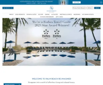 Eaupalmbeach.com(Palm Beach Luxury Resort) Screenshot