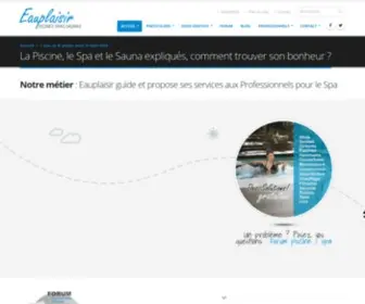 Eauplaisir.com(La Piscine) Screenshot
