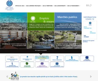 Eaureunion.fr(Office de l'eau Réunion) Screenshot