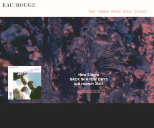 Eaurouge-Music.com(EAU ROUGE) Screenshot