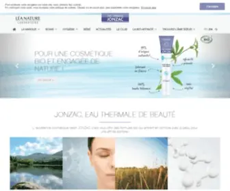 Eauthermalejonzac.com(Produits cosmétiques bio) Screenshot