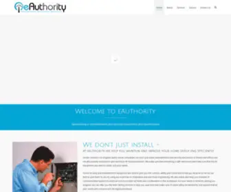 Eauthority.co(Entertainment & Security Installation) Screenshot