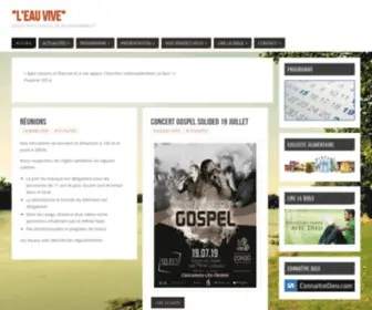 Eauvive-Fourchambault.fr(Eglise Apostolique de Fourchambault) Screenshot