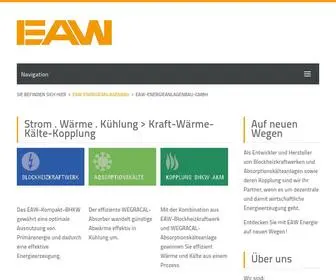 Eaw-Energieanlagenbau.de(BHKW AKM WEGRACAL) Screenshot