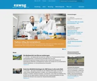Eawag.ch(Das Wasserforschungsinstitut des ETH) Screenshot
