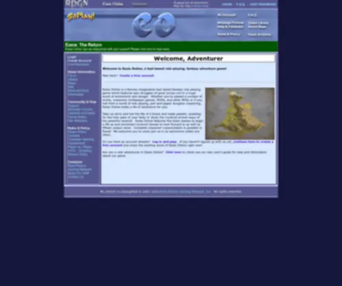 Eaxia.com(Eaxia Online) Screenshot
