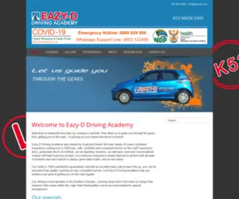 Eazy-D.co.za(Driving school in Cape Town southern suburbs) Screenshot