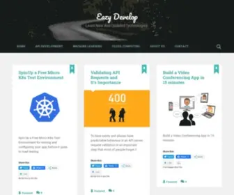 Eazydevelop.com(Learn New And Updated Technologies) Screenshot