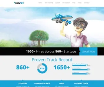 Eazyhire.in(Where the BEST Startup Recruitment starts) Screenshot