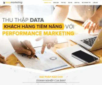 Eazymarketing.net(Agency tư vấn giải pháp Marketing Online tổng thể cho doanh nghiệp) Screenshot