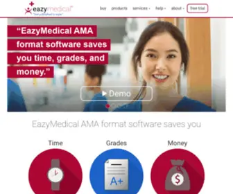 Eazymedical.com(AMA format software) Screenshot