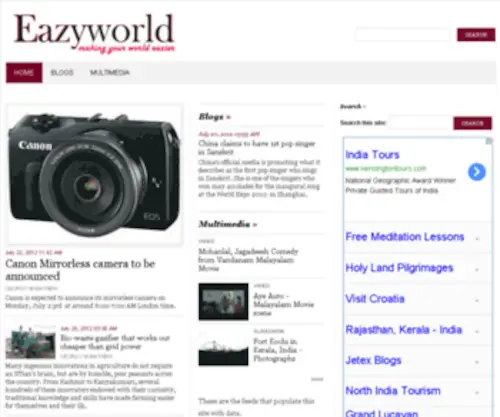 Eazyworld.com(EAZY WORLD) Screenshot
