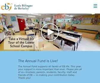 EB.org(Ecole Bilingue de Berkeley) Screenshot