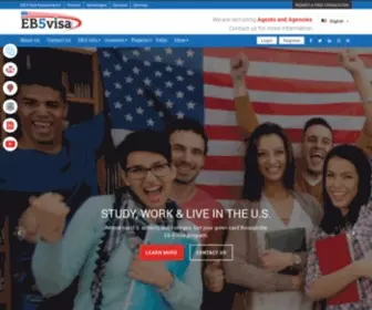EB5Visa.com(Provides information and assistance for EB) Screenshot
