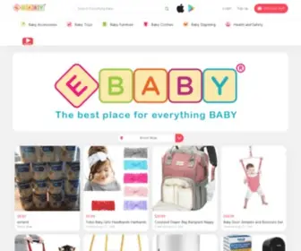 Ebaby.com(Largest Baby Social Network Platform in the World) Screenshot