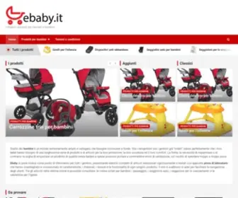 Ebaby.it(I migliori prodotti per bambini e neonati acquistabili online) Screenshot