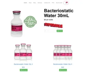 Ebac-Water.com(Purchase Bacteriostatic Water for Injection) Screenshot