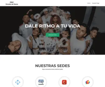 Ebac.com.pe(Escuela de Danza) Screenshot