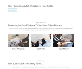 Ebackers.com(How To Make Money Building Websites) Screenshot