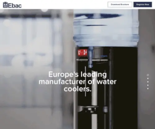 Ebacwatercoolers.com(Ebac Water Coolers) Screenshot