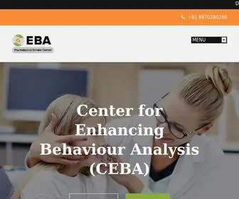 Eba.in.net(Center for Enhancing Behaviour Analysis) Screenshot