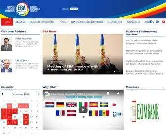 Eba.md(European Business Association) Screenshot