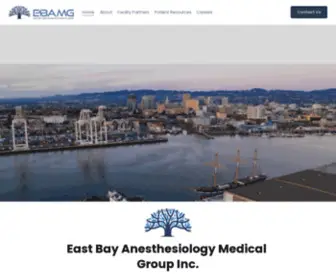 Ebamg.com(East Bay Anesthesiology Medical Group) Screenshot