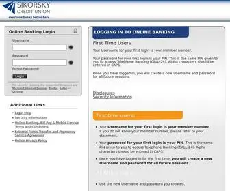 Ebanksikorskycu.org(Sikorsky Credit Union) Screenshot