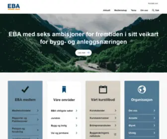 Eba.no(Bygg og anlegg (eba)) Screenshot