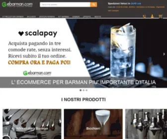 Ebarman.it(EBarman Attrezzatura per barman e Bar) Screenshot