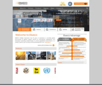Ebasco.net(EBASCO Trading Corporation) Screenshot