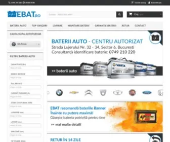 Ebat.ro(Baterii auto) Screenshot