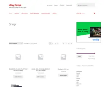 Ebay.co.ke(EBay Kenya) Screenshot