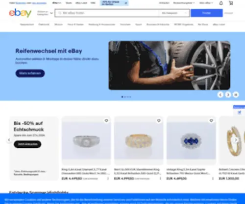 Ebay.de(Elektronik, Autos, Mode, Sammlerstücke, Möbel und mehr Online-Shopping) Screenshot