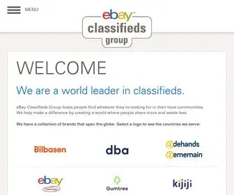 Ebayclassifiedsgroup.com(EBay Classifieds Group) Screenshot