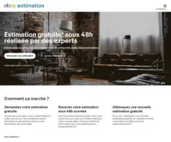 Ebayestimation.fr(EBay estimation) Screenshot