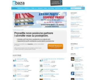 Ebaza.rs(Mreža za profesionalce) Screenshot