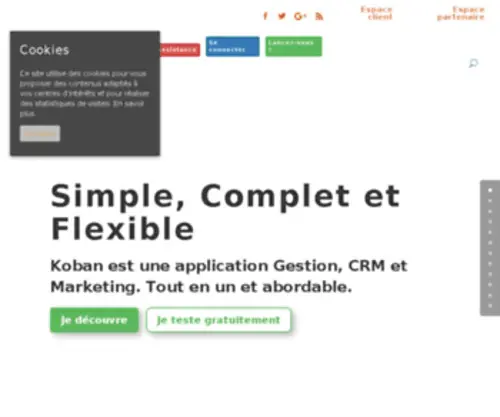 Ebazten.com(Solutions web Content Management) Screenshot