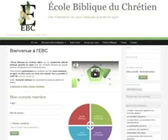 EBC-Ecolebiblique.com(École) Screenshot