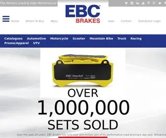 Ebcbrakes.com(EBC Brakes) Screenshot