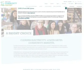 Ebce.org(Ava Community Energy powers Alameda County and the Valley) Screenshot