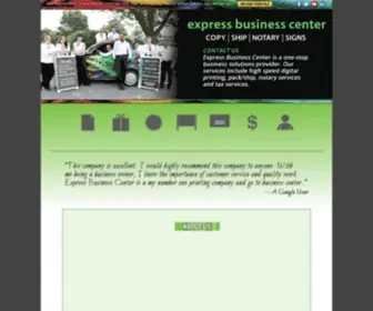 EBCLV.com(Express Business Center) Screenshot